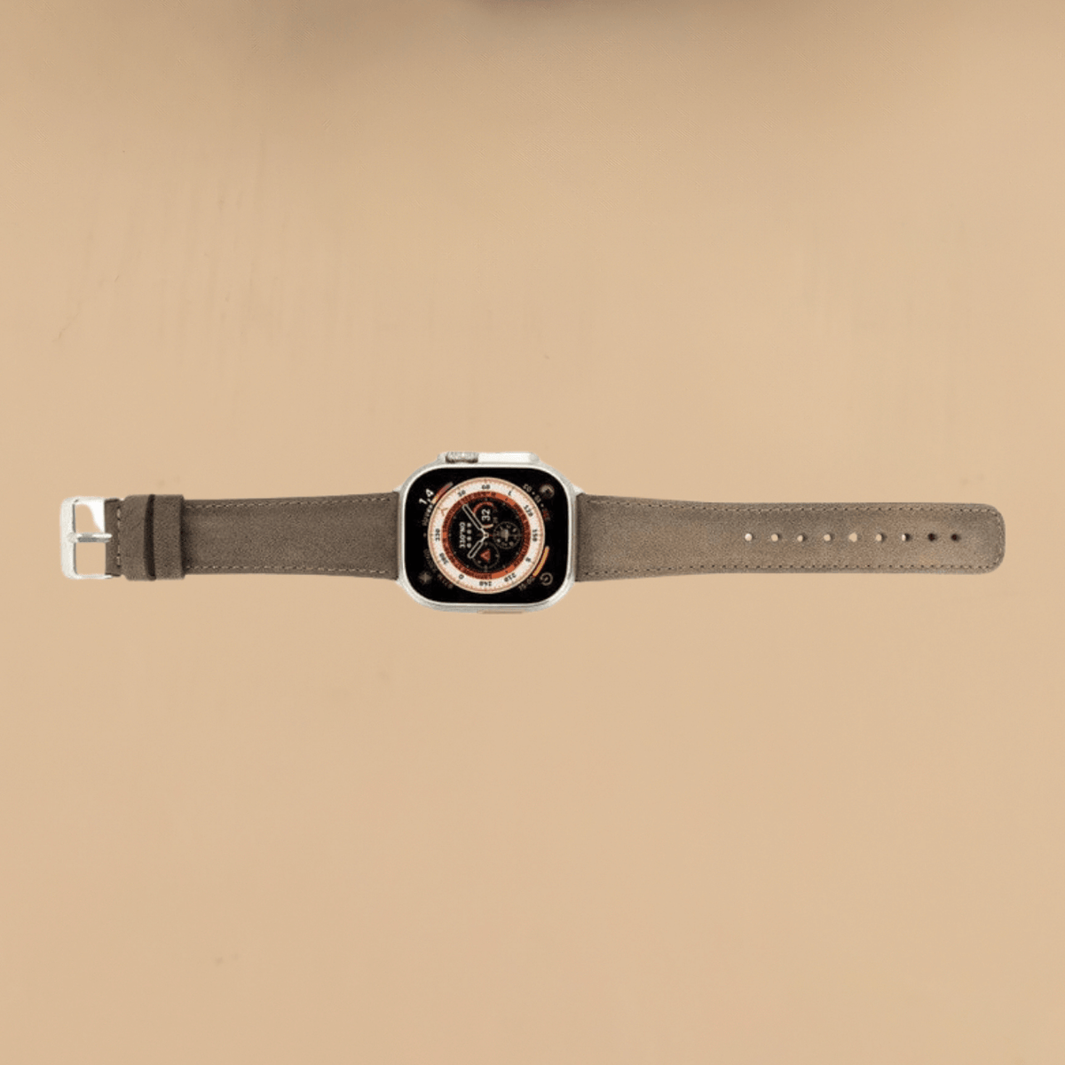 Apple Watch Brown Leather Strap - Boston
