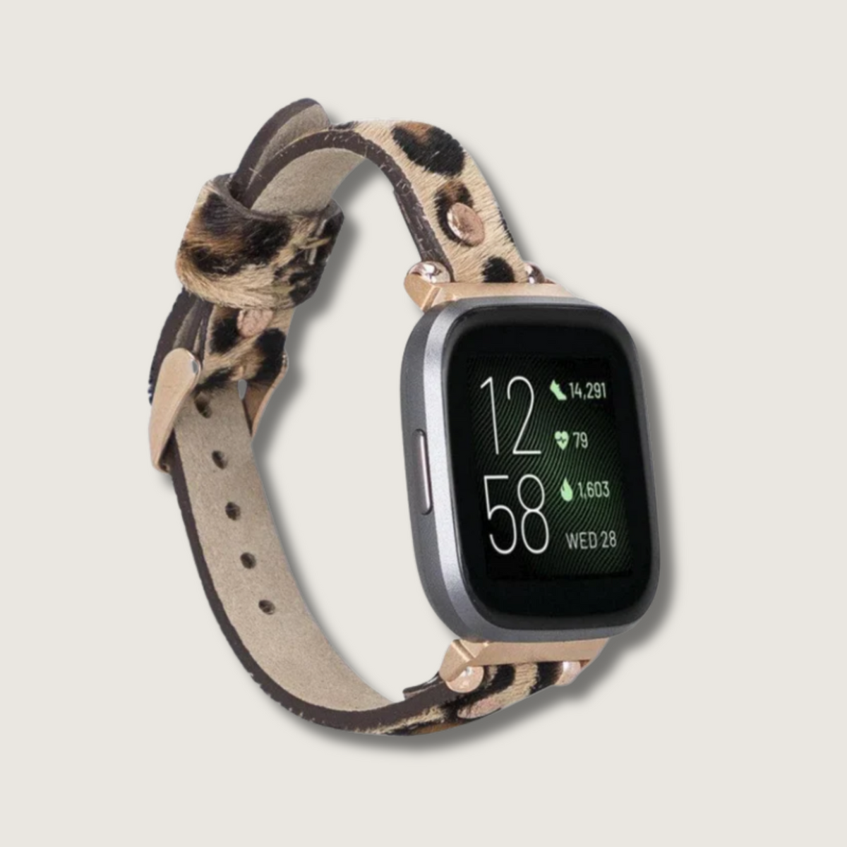 Apple Watch Leopard Print Leather Strap - Detroit