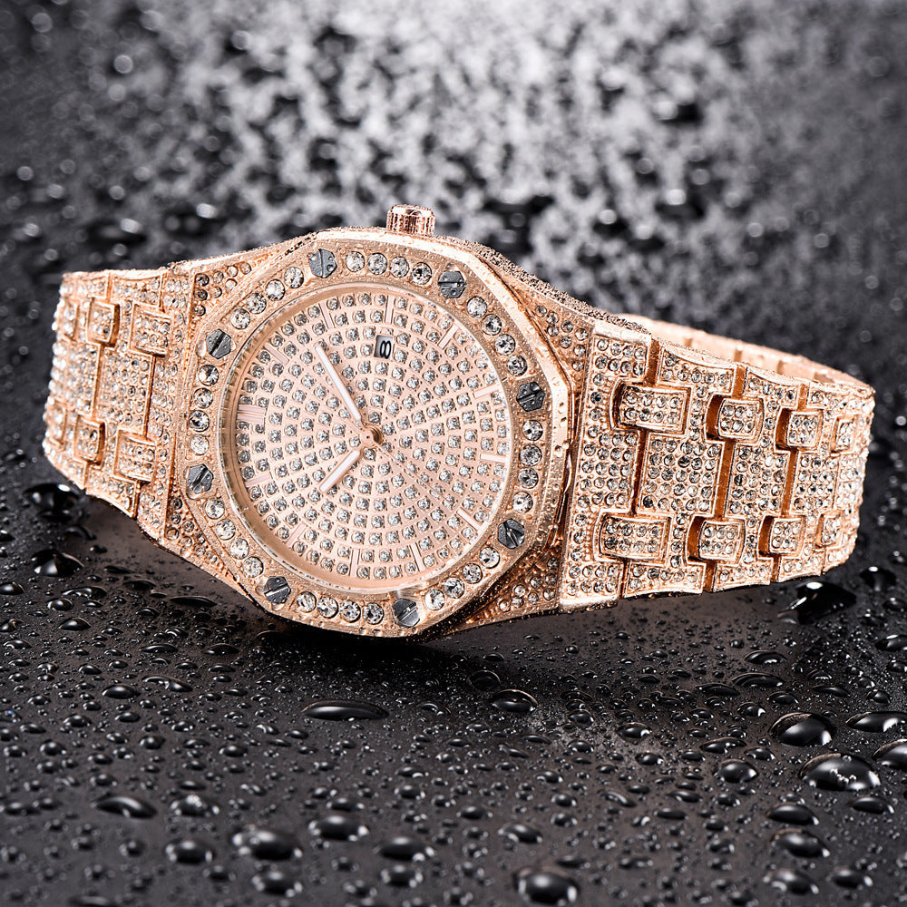 Various colors pave crystal woman’s watch