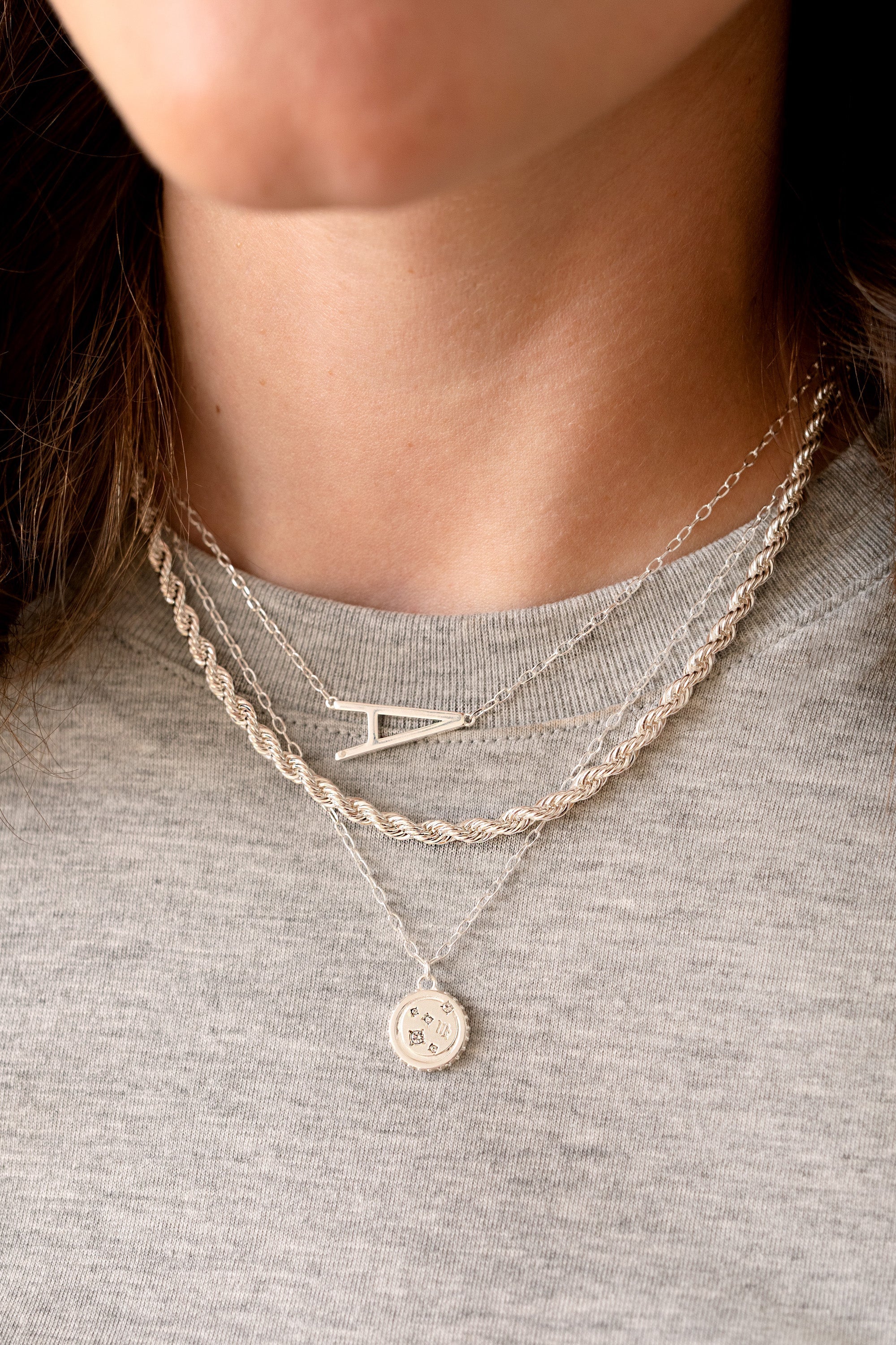 Virgo Zodiac Precious Necklace