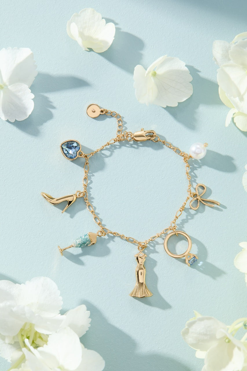 Bridal Multi-Charm Bracelet