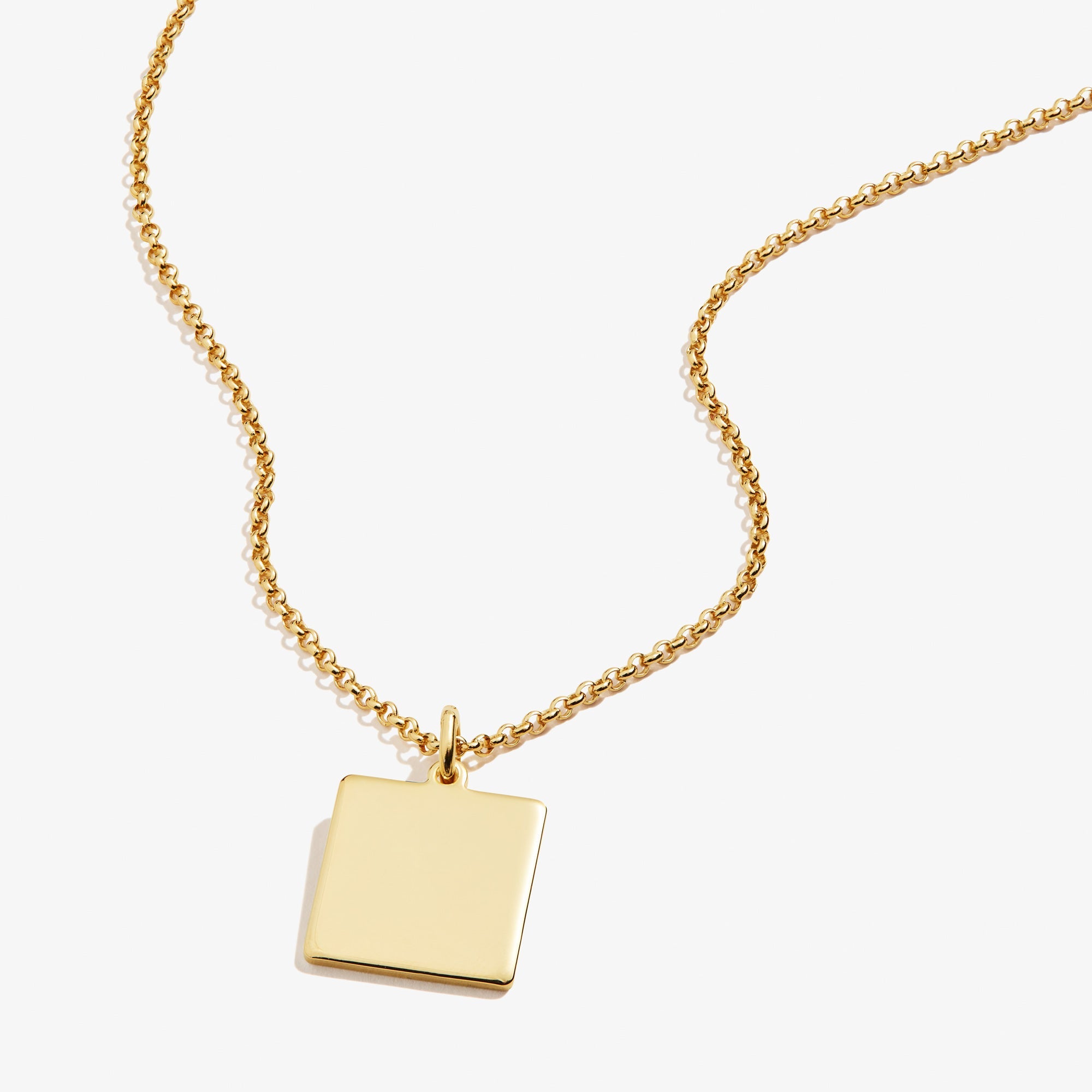 Square Charm Necklace, 21&
