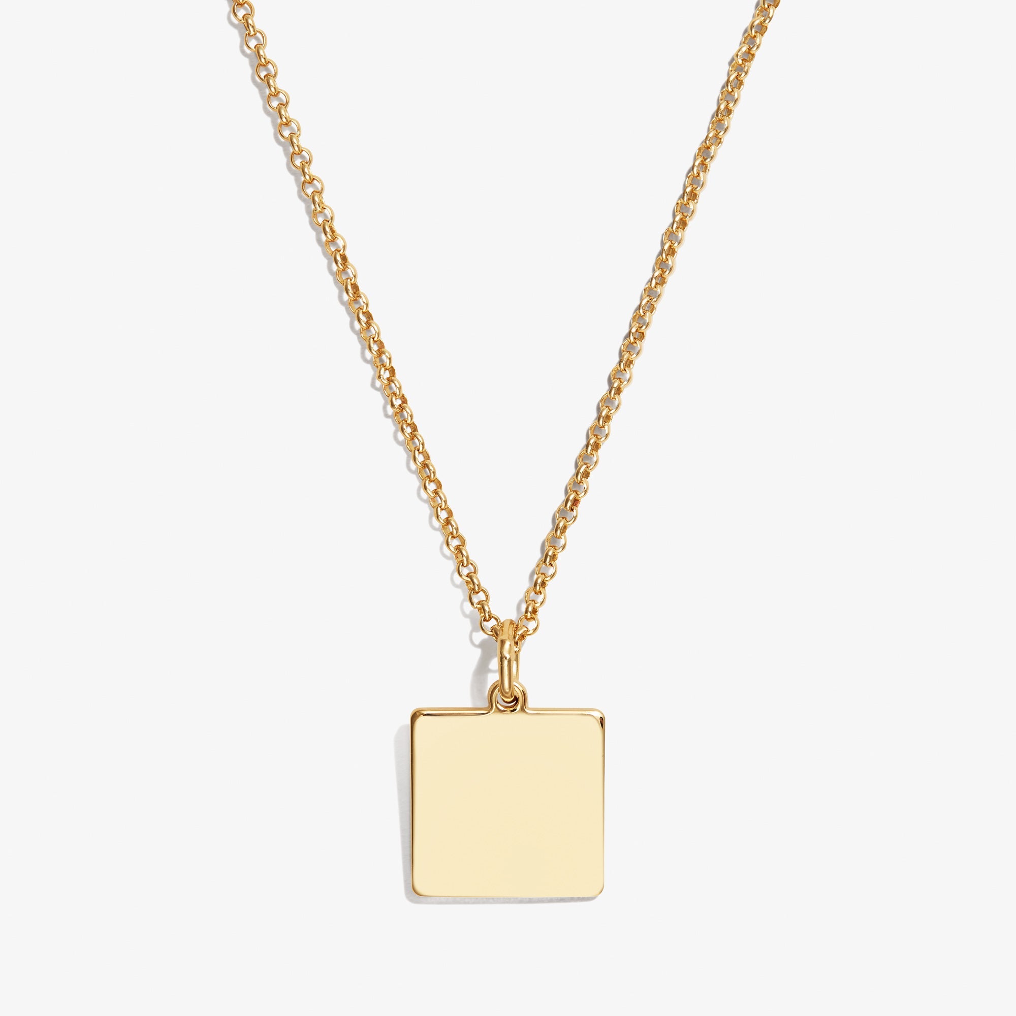 Square Charm Necklace, 21&