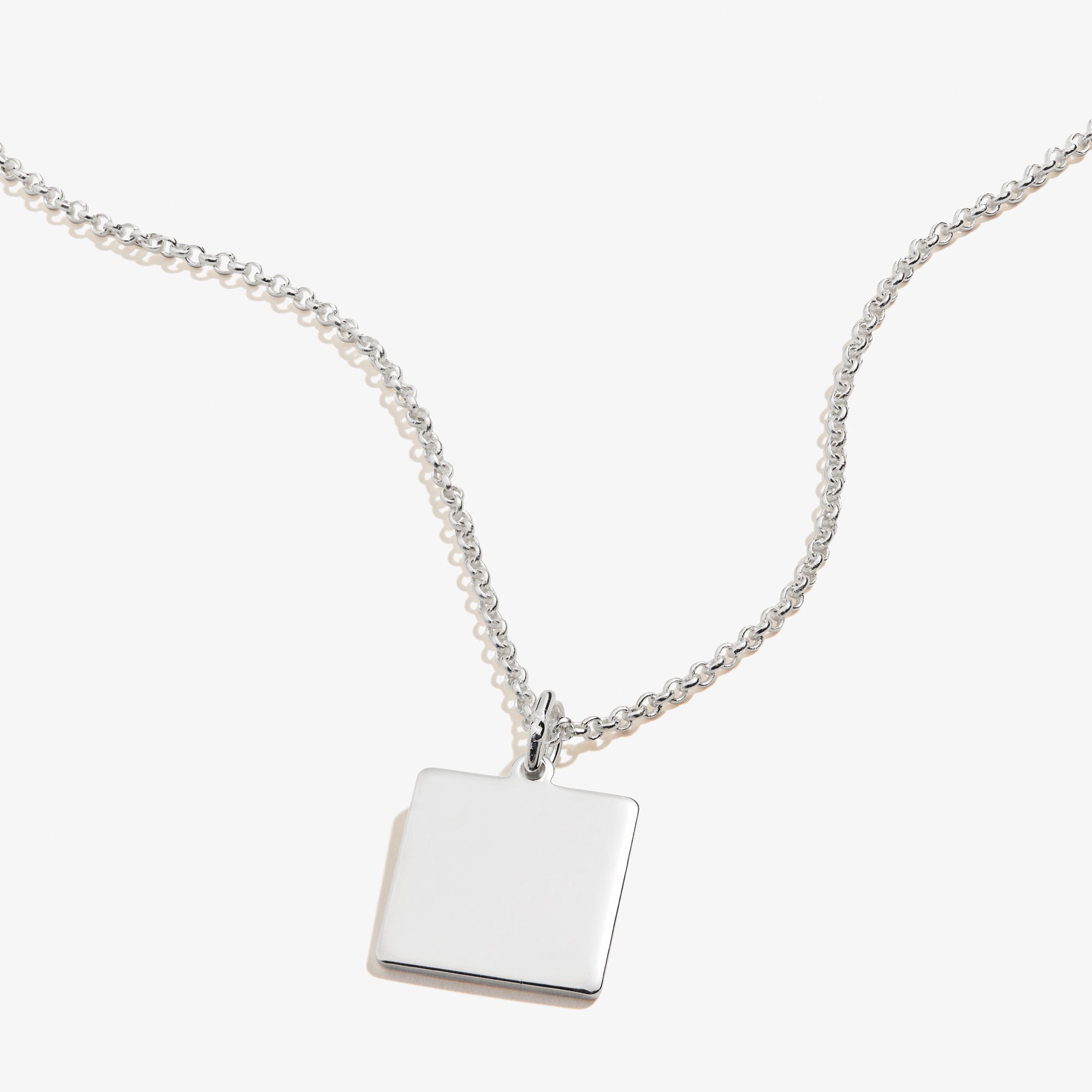 Square Charm Necklace, 21&