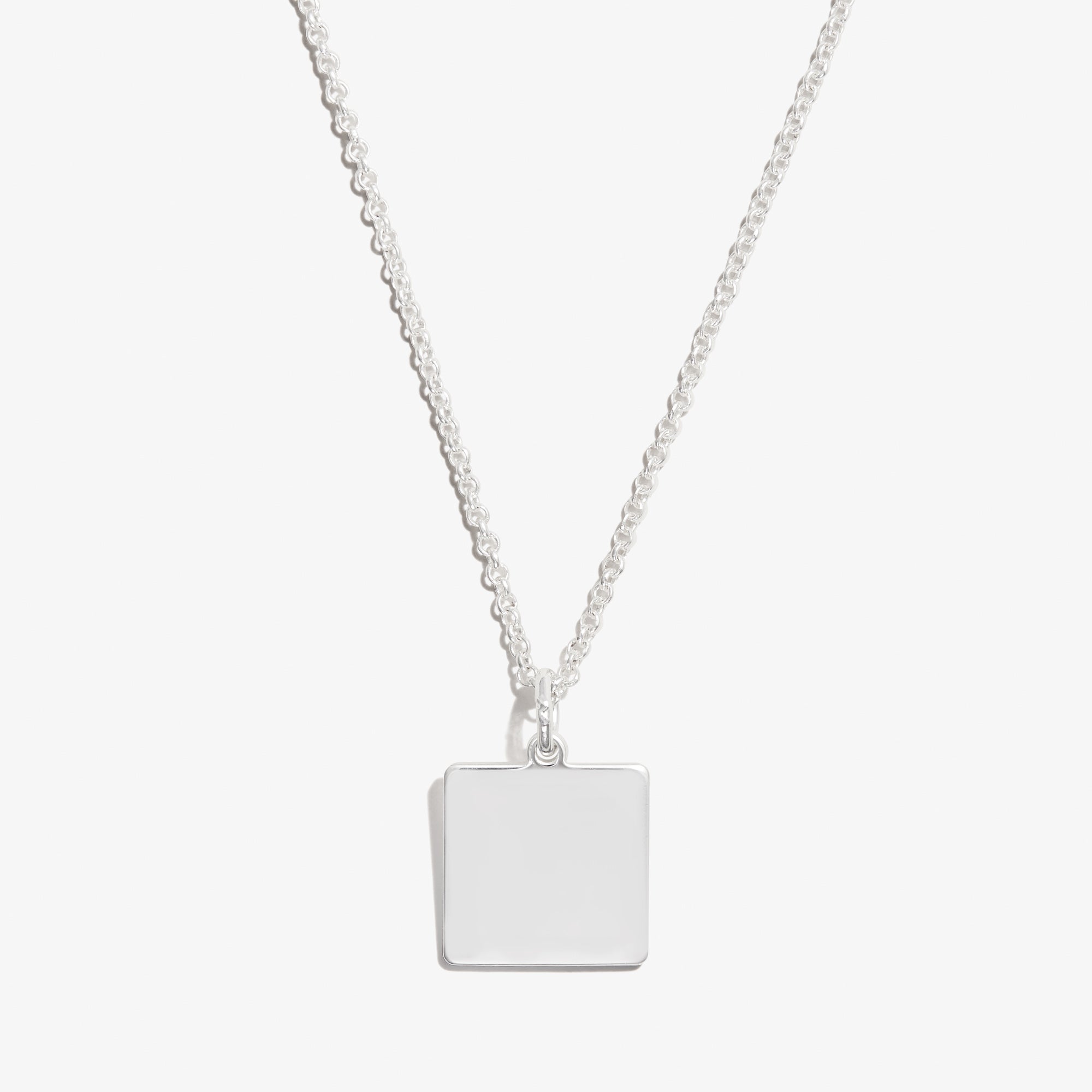 Square Charm Necklace, 21&