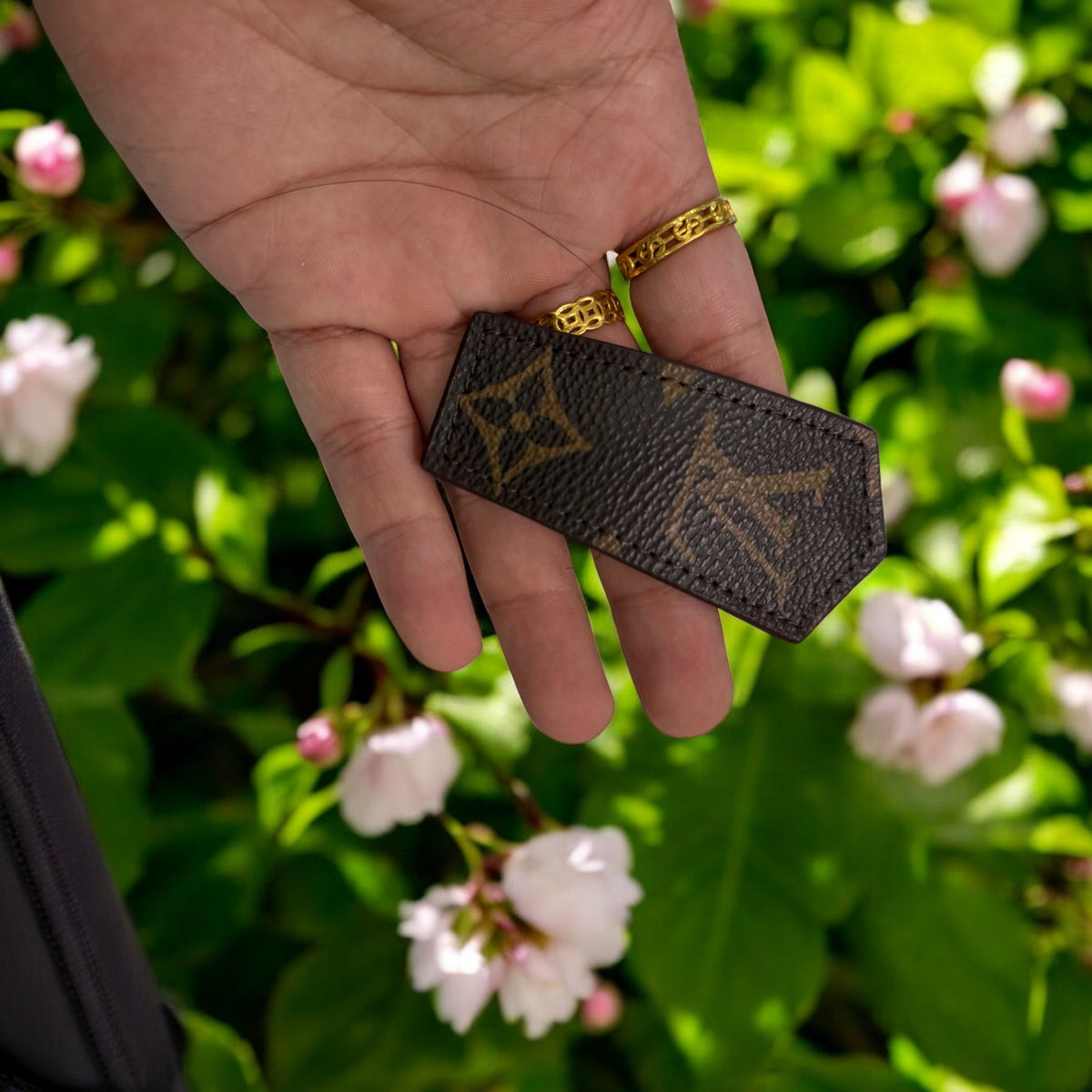 Recycled Louis Vuitton Hair Clip ā Upcycled Luxury Accessory