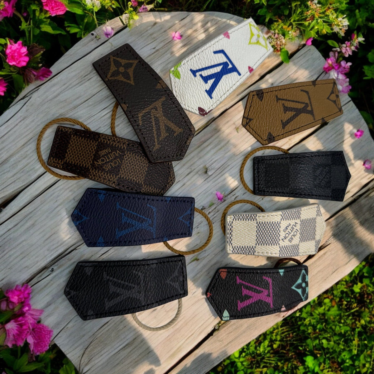 Recycled Louis Vuitton Hair Clip ā Upcycled Luxury Accessory