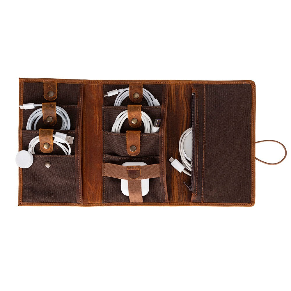 Pura Leather Cable Organizer