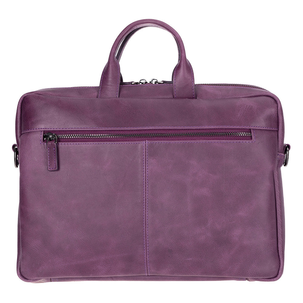 Apollo Leather Business Briefcase / Laptop Case 16"