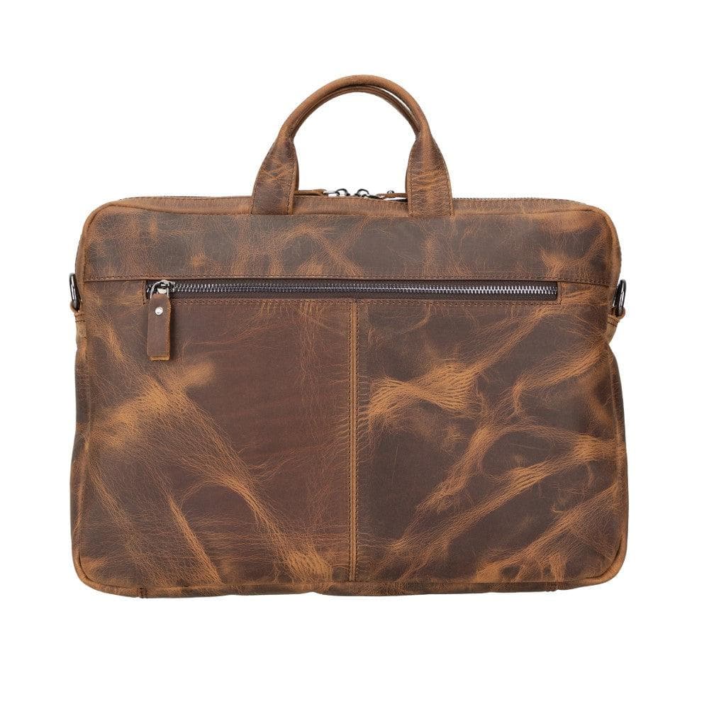Apollo Leather Business Briefcase / Laptop Case 14"