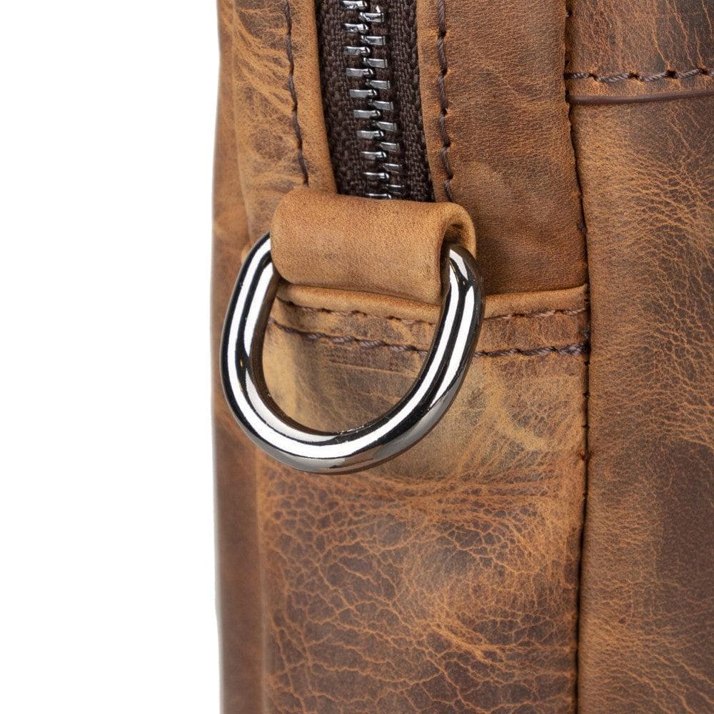 Apollo Leather Business Briefcase / Laptop Case 14"