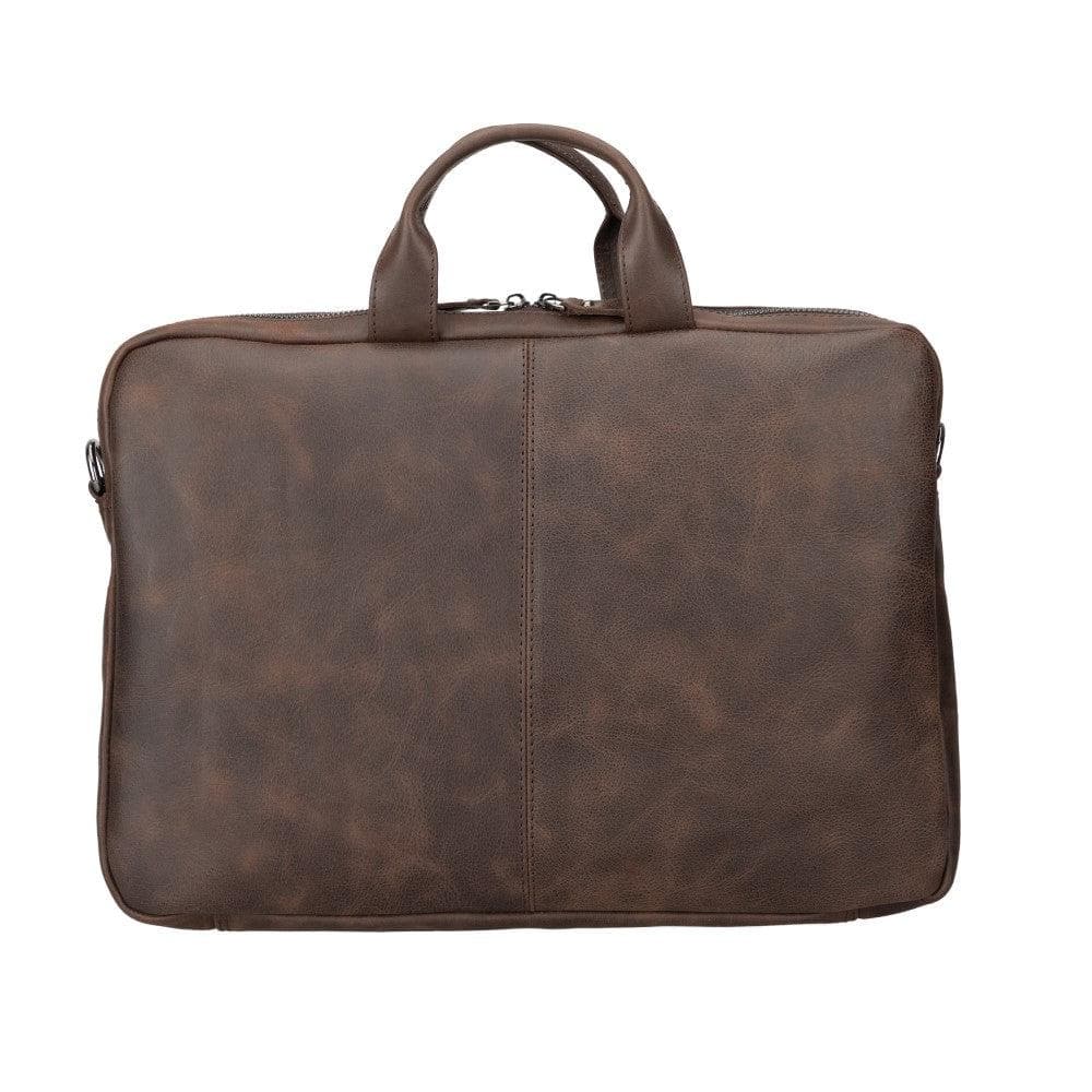Apollo Leather Business Briefcase / Laptop Case 14"