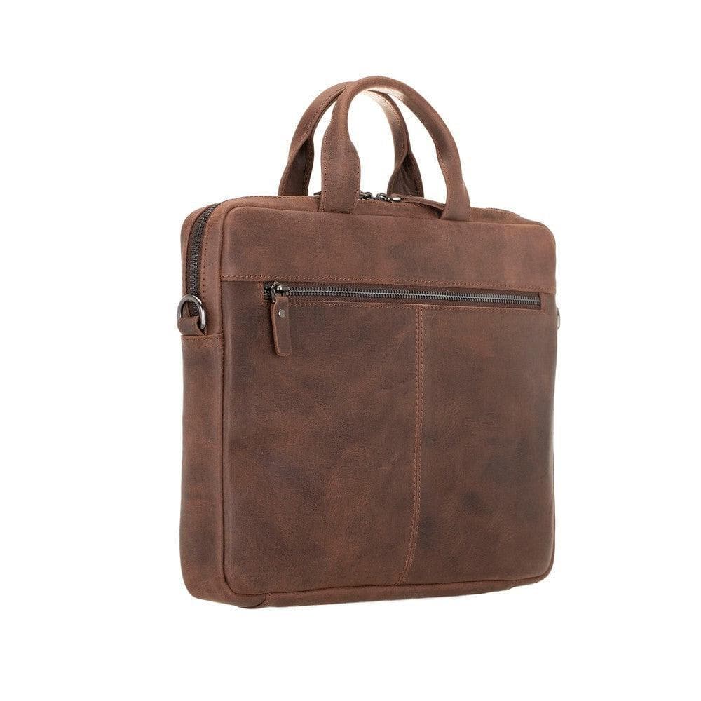 Apollo Leather Business Briefcase / Laptop Case 14"
