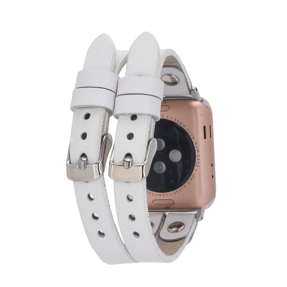 Durham Ely Leather Apple Watch Double Band
