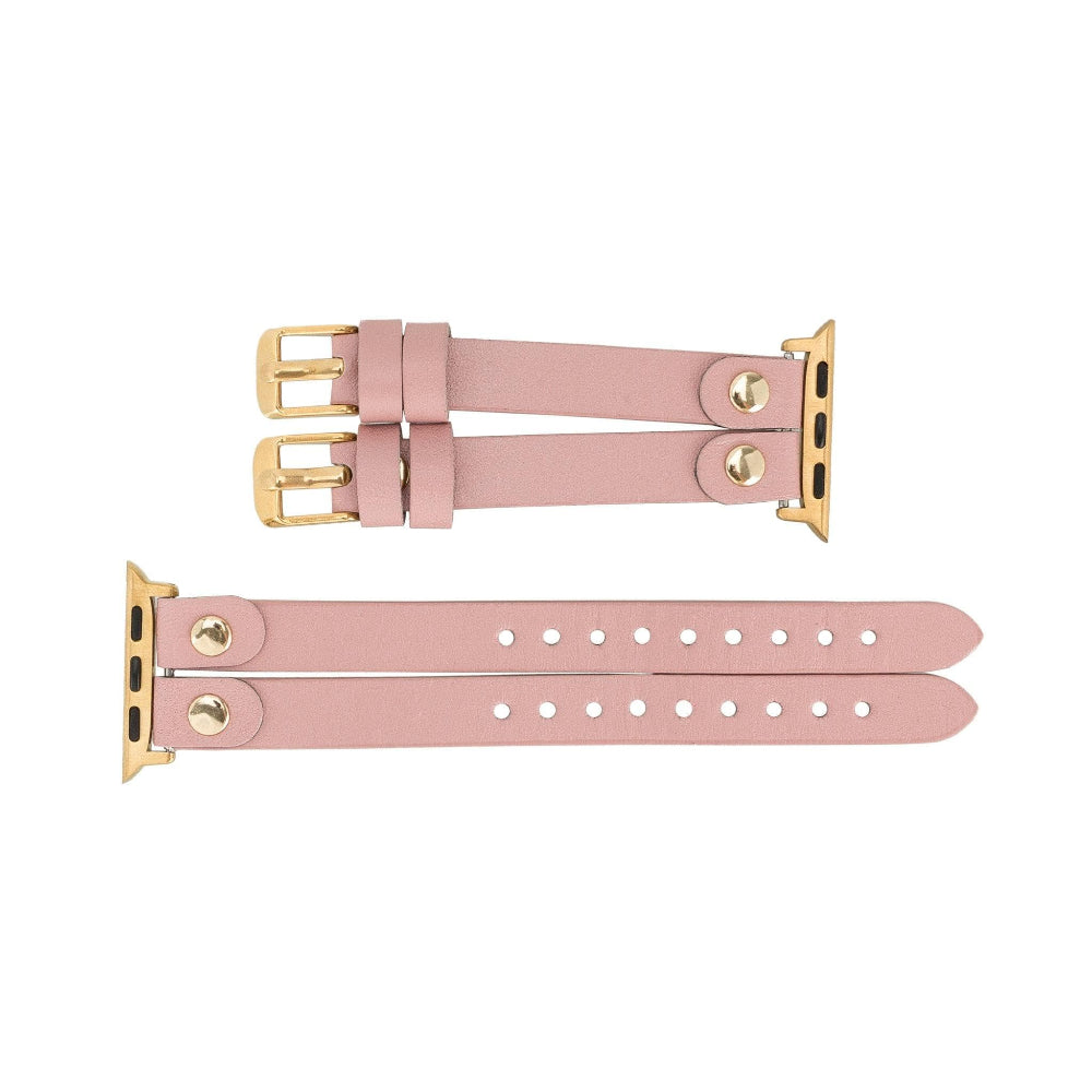 Durham Ely Leather Apple Watch Double Band