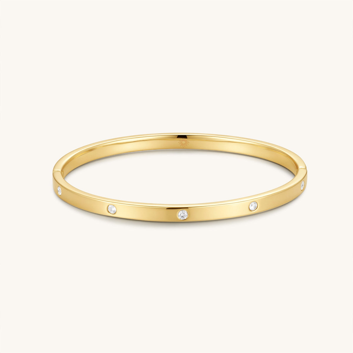 Gold Filled Diamond Bangle