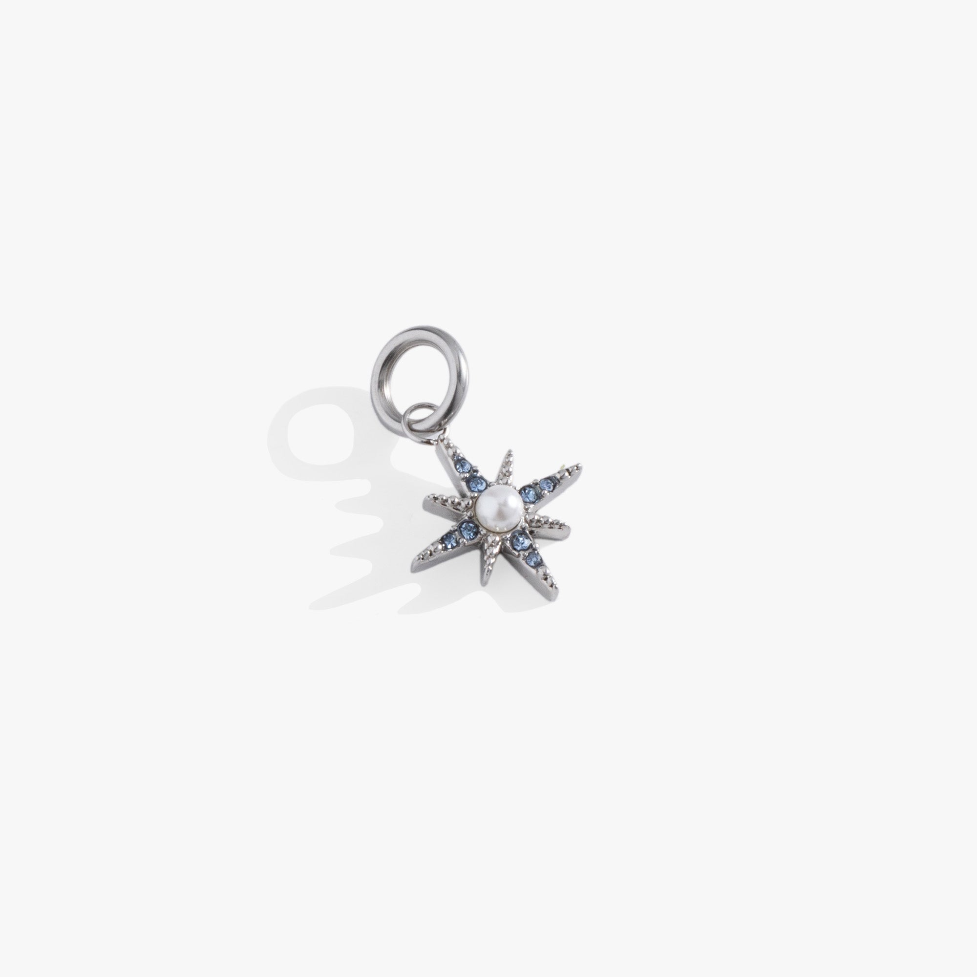 Crystal & Pearl North Star Interchangeable Charm
