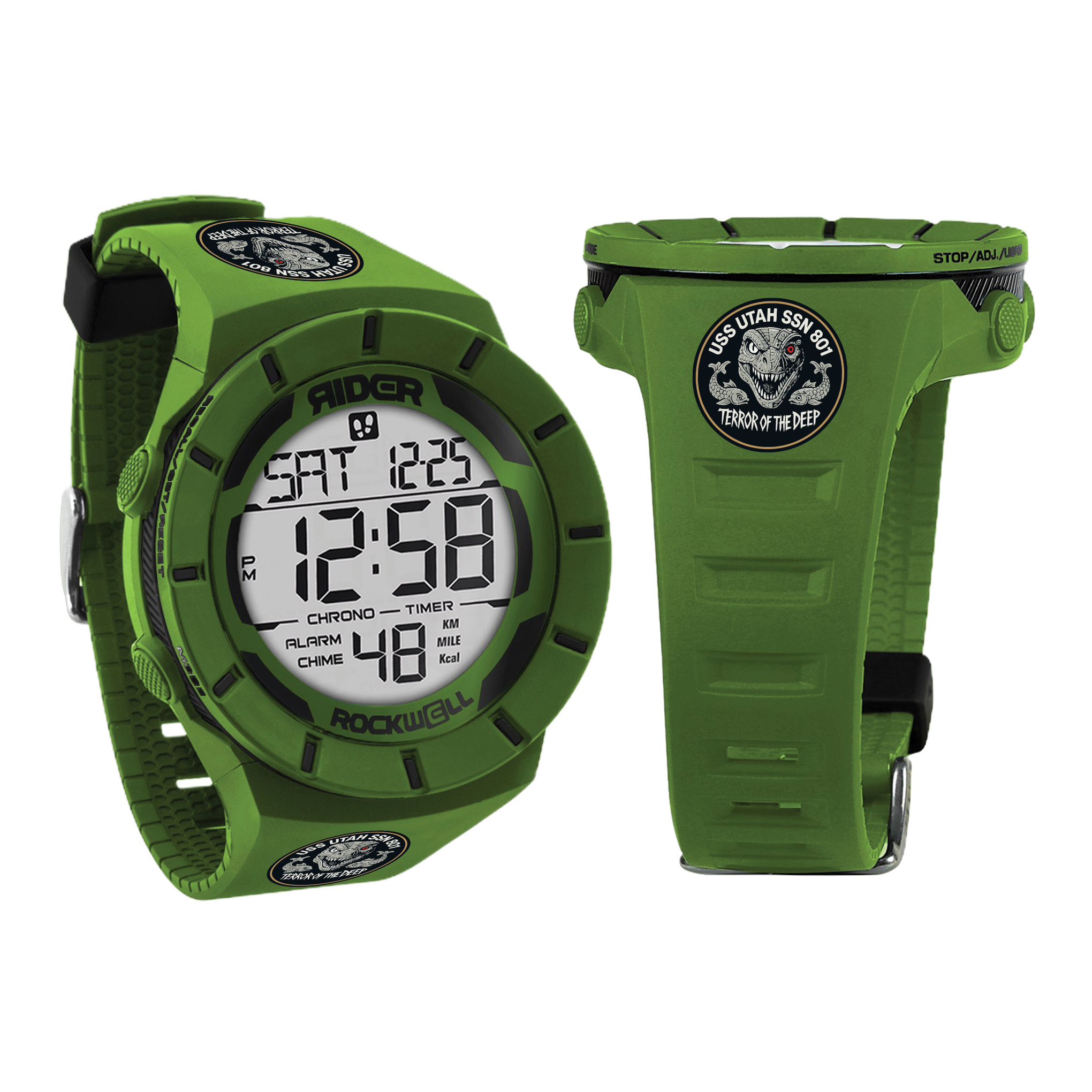 Coliseum Fit™ (Phantom Black) Watch - USS Utah Edition