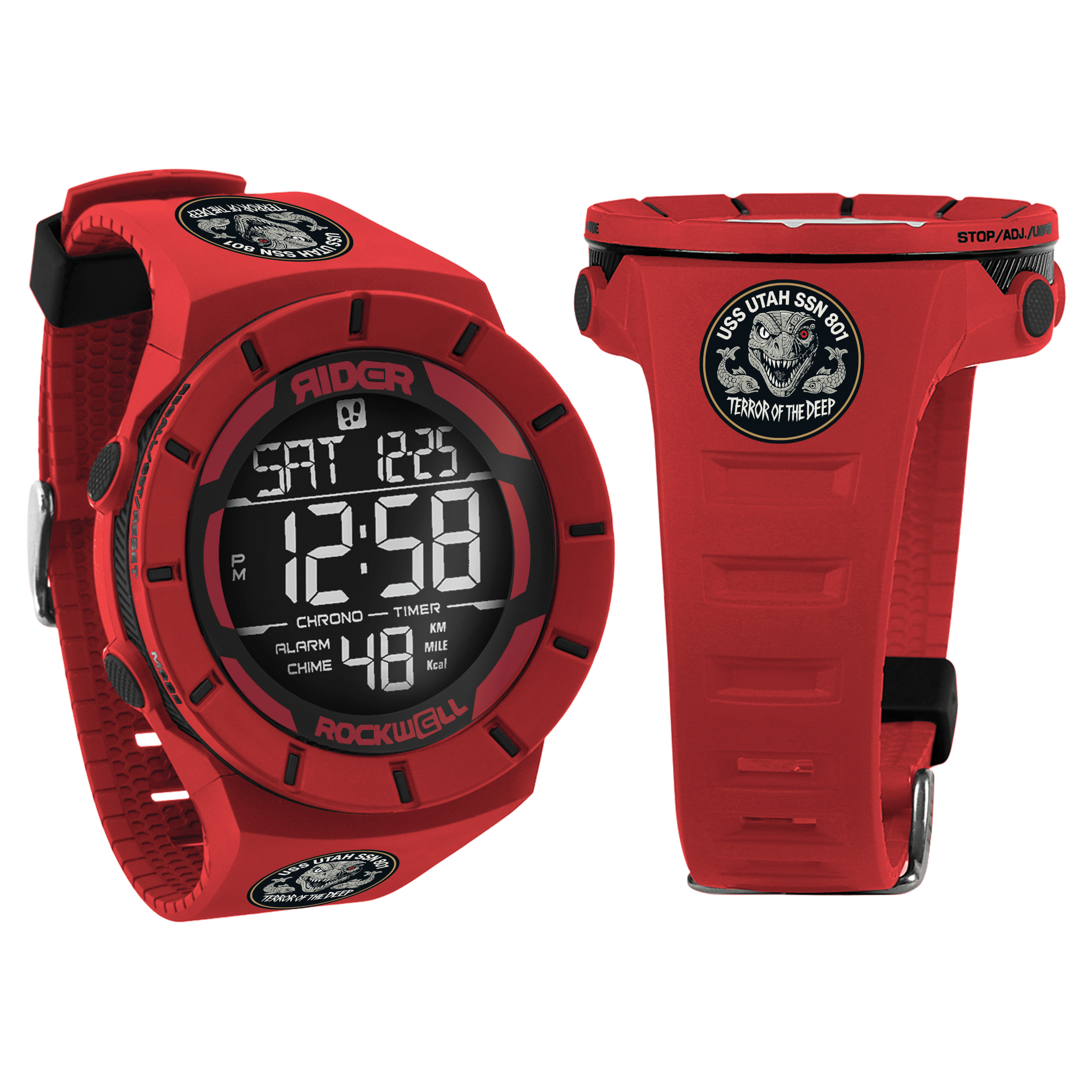 Coliseum Fit™ (Phantom Black) Watch - USS Utah Edition