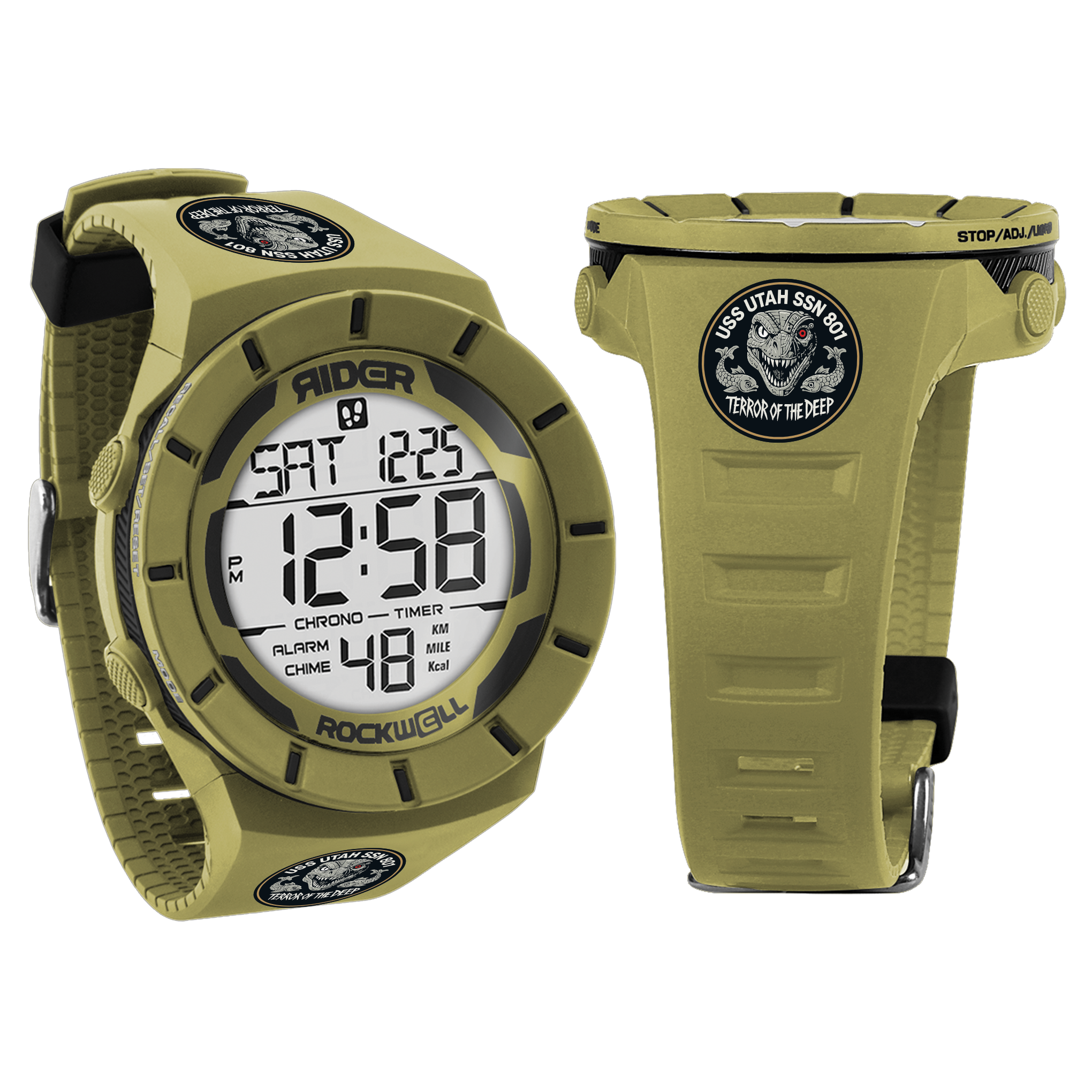 Coliseum Fit™ (Phantom Black) Watch - USS Utah Edition