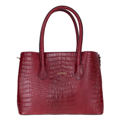 Carrera Novelya Women’s Leather Bag – Full-Grain Calf Leather Top Handle Bag for Elevated Everyday Carry | Minimal &amp; Handcrafted