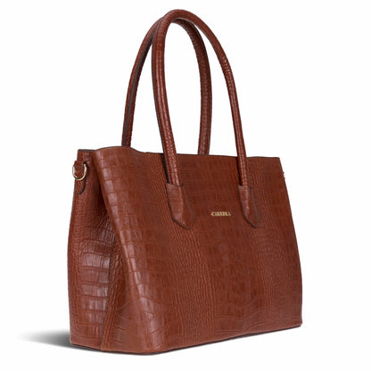 Carrera Novelya Women’s Leather Bag – Full-Grain Calf Leather Top Handle Bag for Elevated Everyday Carry | Minimal &amp; Handcrafted