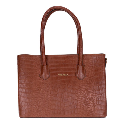 Carrera Novelya Women’s Leather Bag – Full-Grain Calf Leather Top Handle Bag for Elevated Everyday Carry | Minimal &amp; Handcrafted