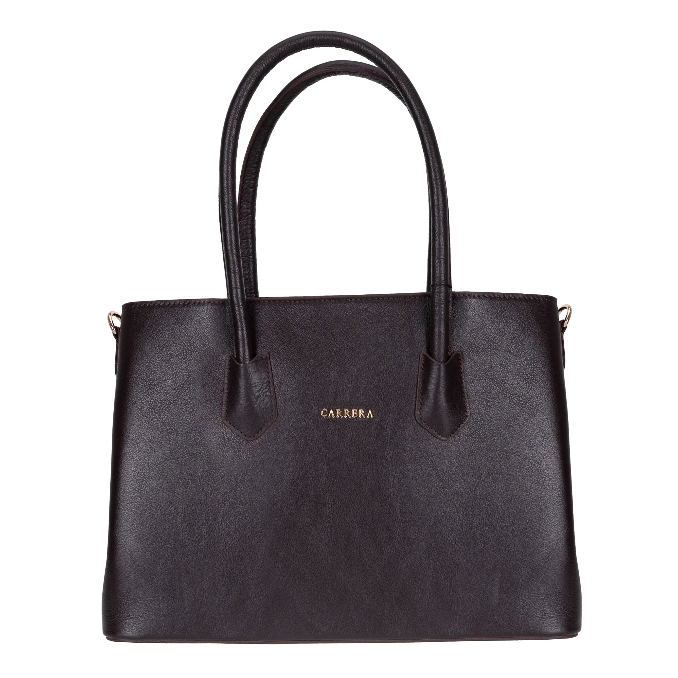 Carrera Novelya Women’s Leather Bag – Full-Grain Calf Leather Top Handle Bag for Elevated Everyday Carry | Minimal &amp; Handcrafted