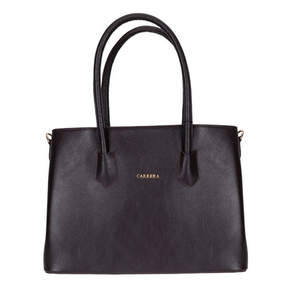 Carrera Novelya Women’s Leather Bag – Full-Grain Calf Leather Top Handle Bag for Elevated Everyday Carry | Minimal &amp; Handcrafted