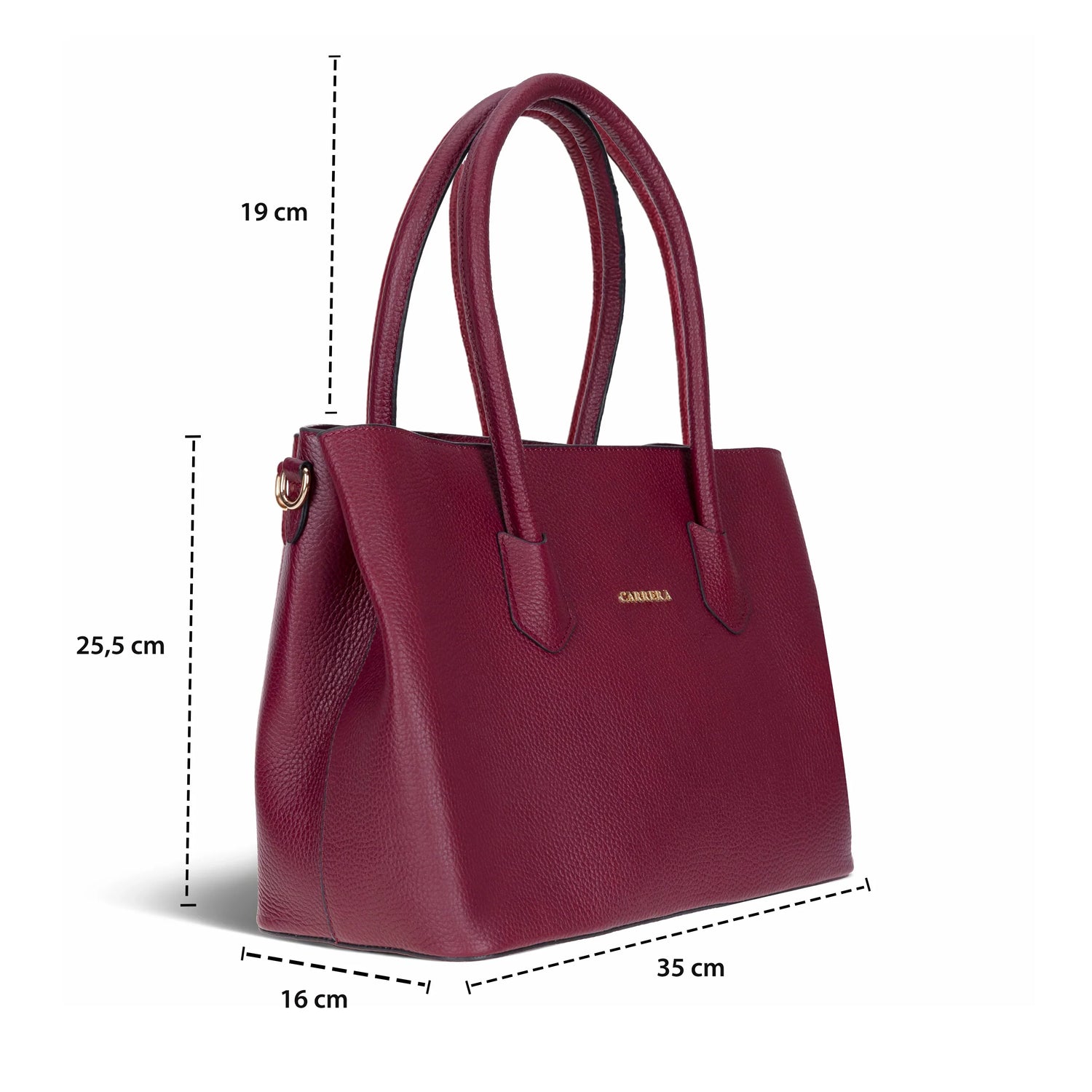 Carrera Novelya Women’s Leather Bag – Full-Grain Calf Leather Top Handle Bag for Elevated Everyday Carry | Minimal &amp; Handcrafted