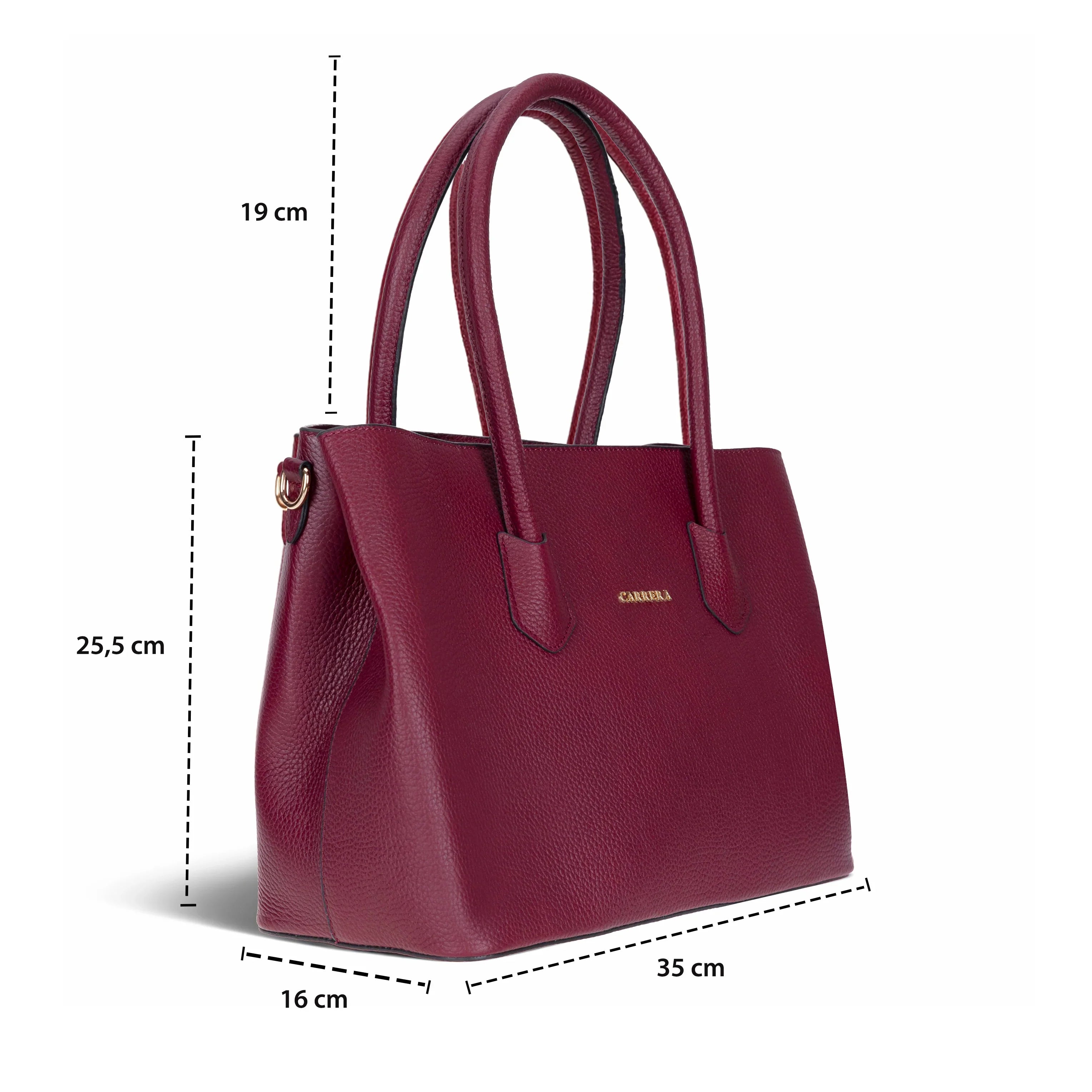Carrera Novelya Women’s Leather Bag – Full-Grain Calf Leather Top Handle Bag for Elevated Everyday Carry | Minimal &amp; Handcrafted