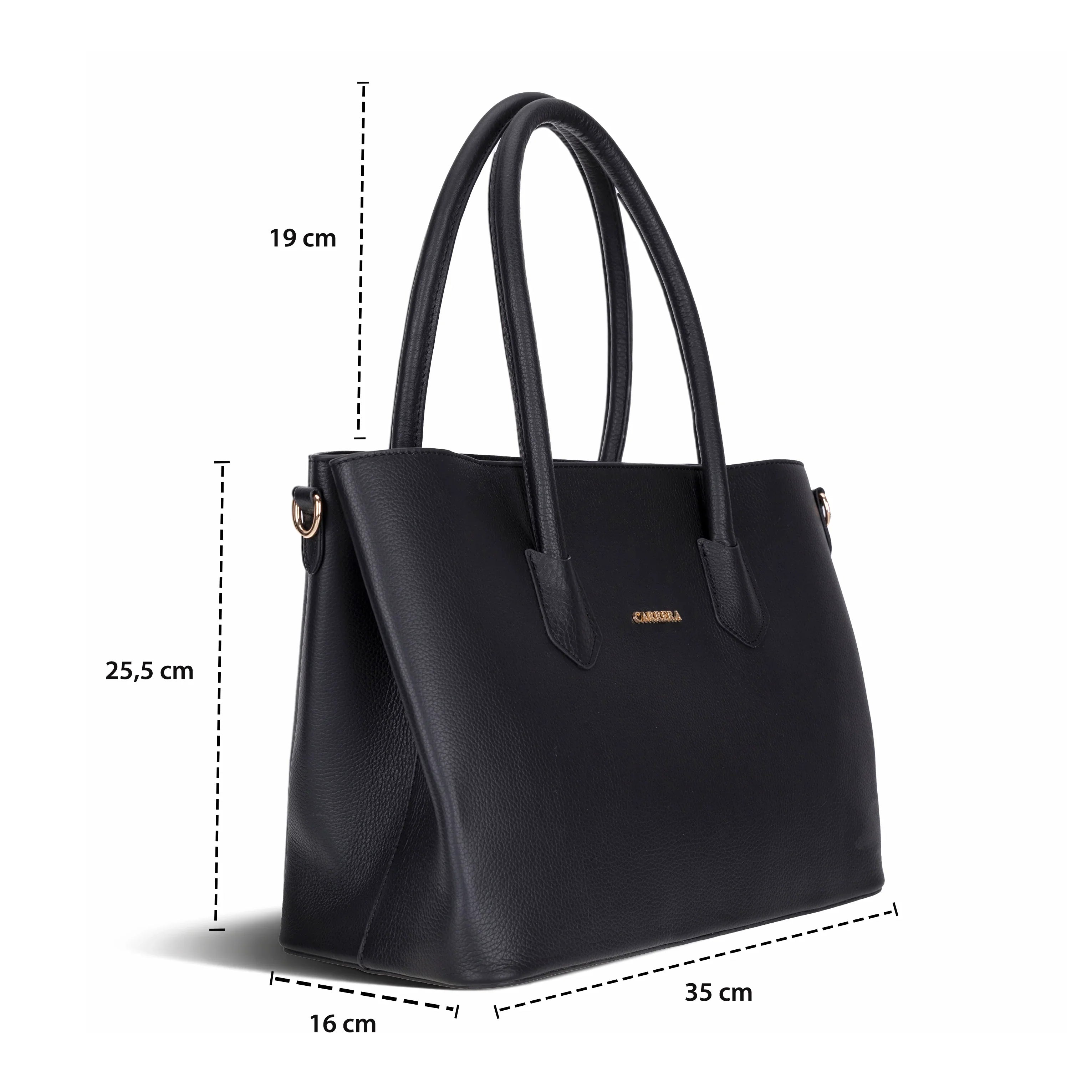 Carrera Novelya Women’s Leather Bag – Full-Grain Calf Leather Top Handle Bag for Elevated Everyday Carry | Minimal &amp; Handcrafted