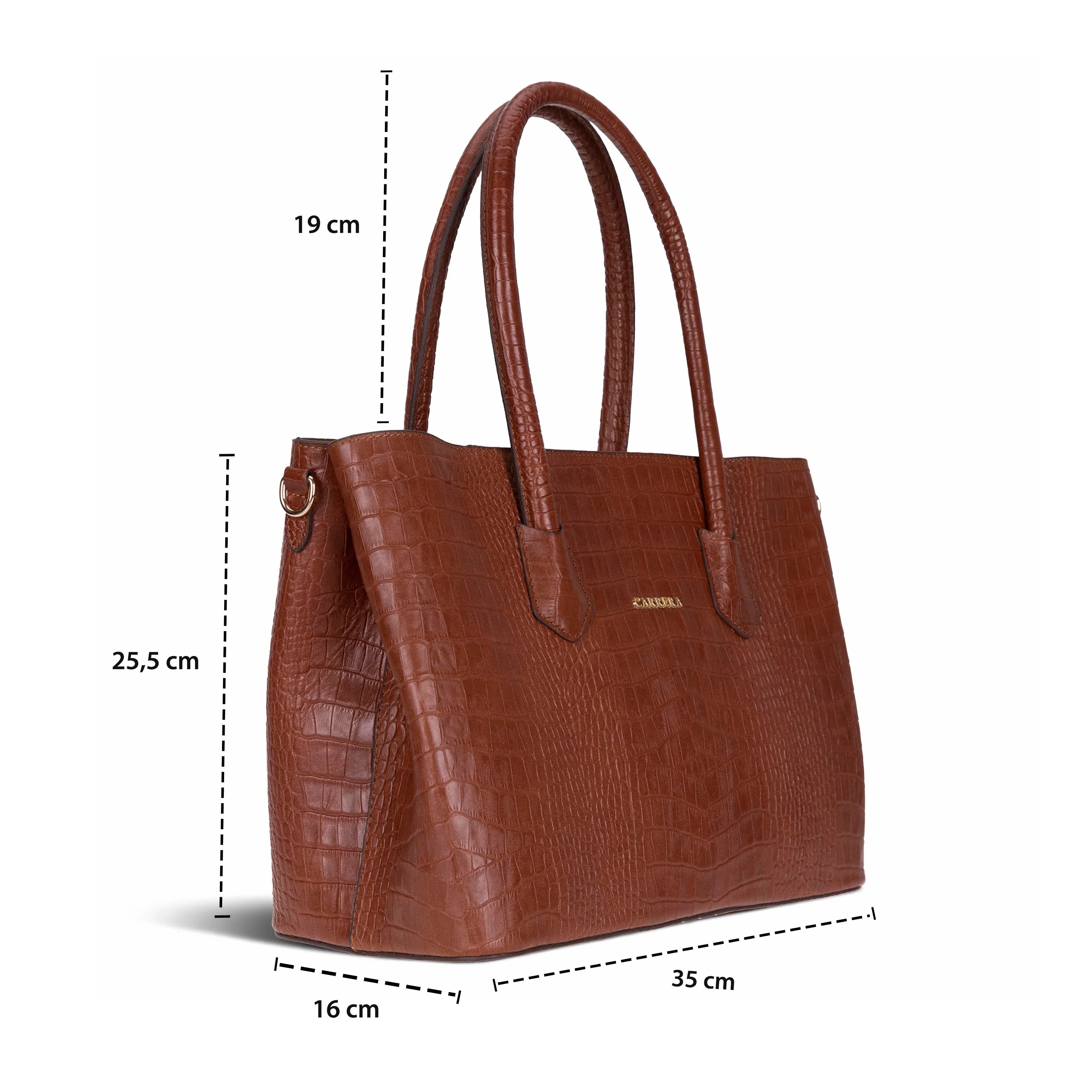 Carrera Novelya Women’s Leather Bag – Full-Grain Calf Leather Top Handle Bag for Elevated Everyday Carry | Minimal &amp; Handcrafted