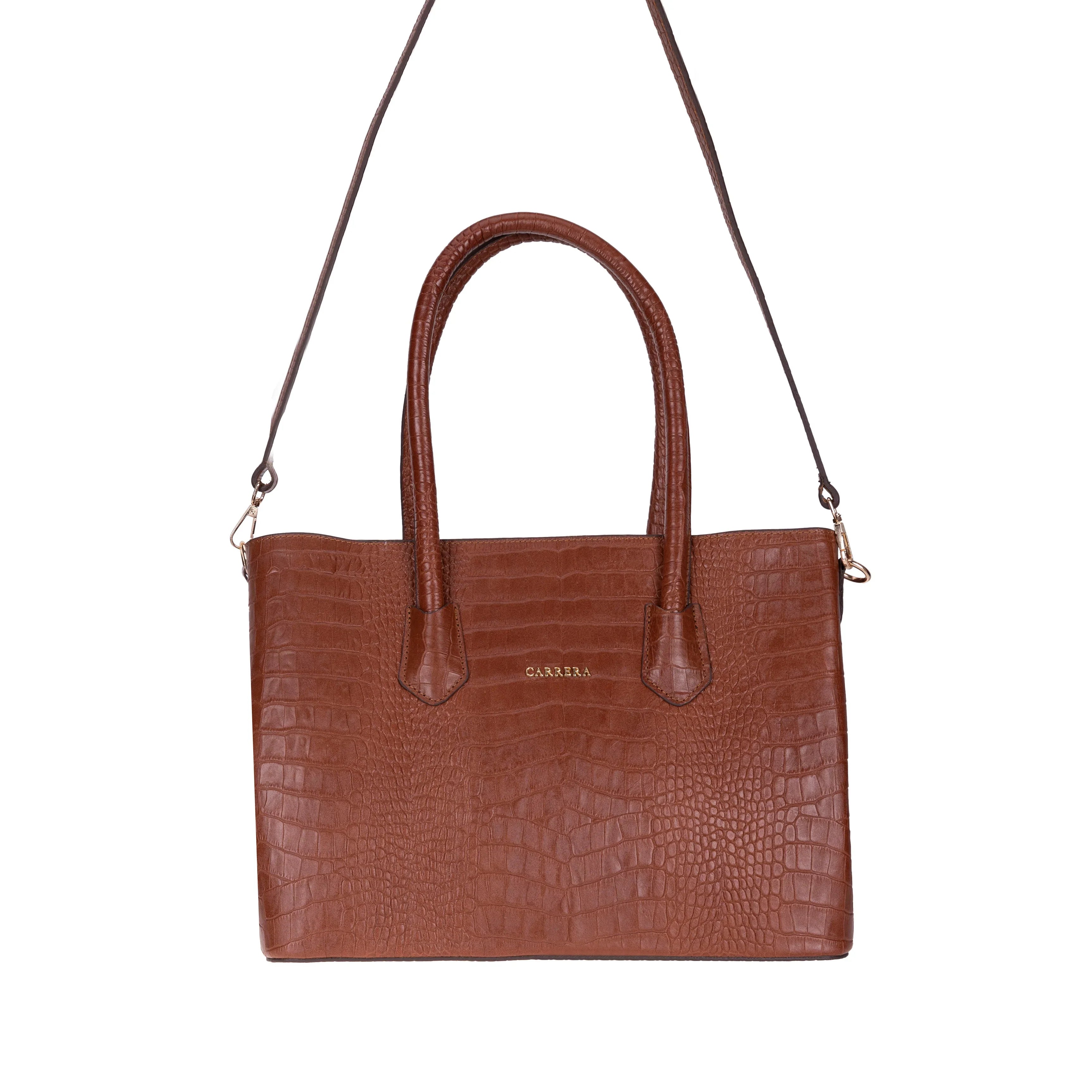 Carrera Novelya Women’s Leather Bag – Full-Grain Calf Leather Top Handle Bag for Elevated Everyday Carry | Minimal &amp; Handcrafted
