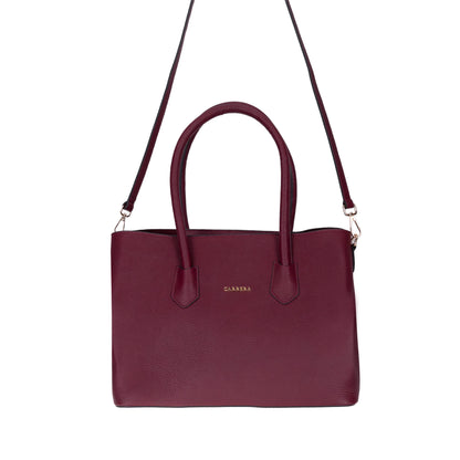 Carrera Novelya Women’s Leather Bag – Full-Grain Calf Leather Top Handle Bag for Elevated Everyday Carry | Minimal &amp; Handcrafted