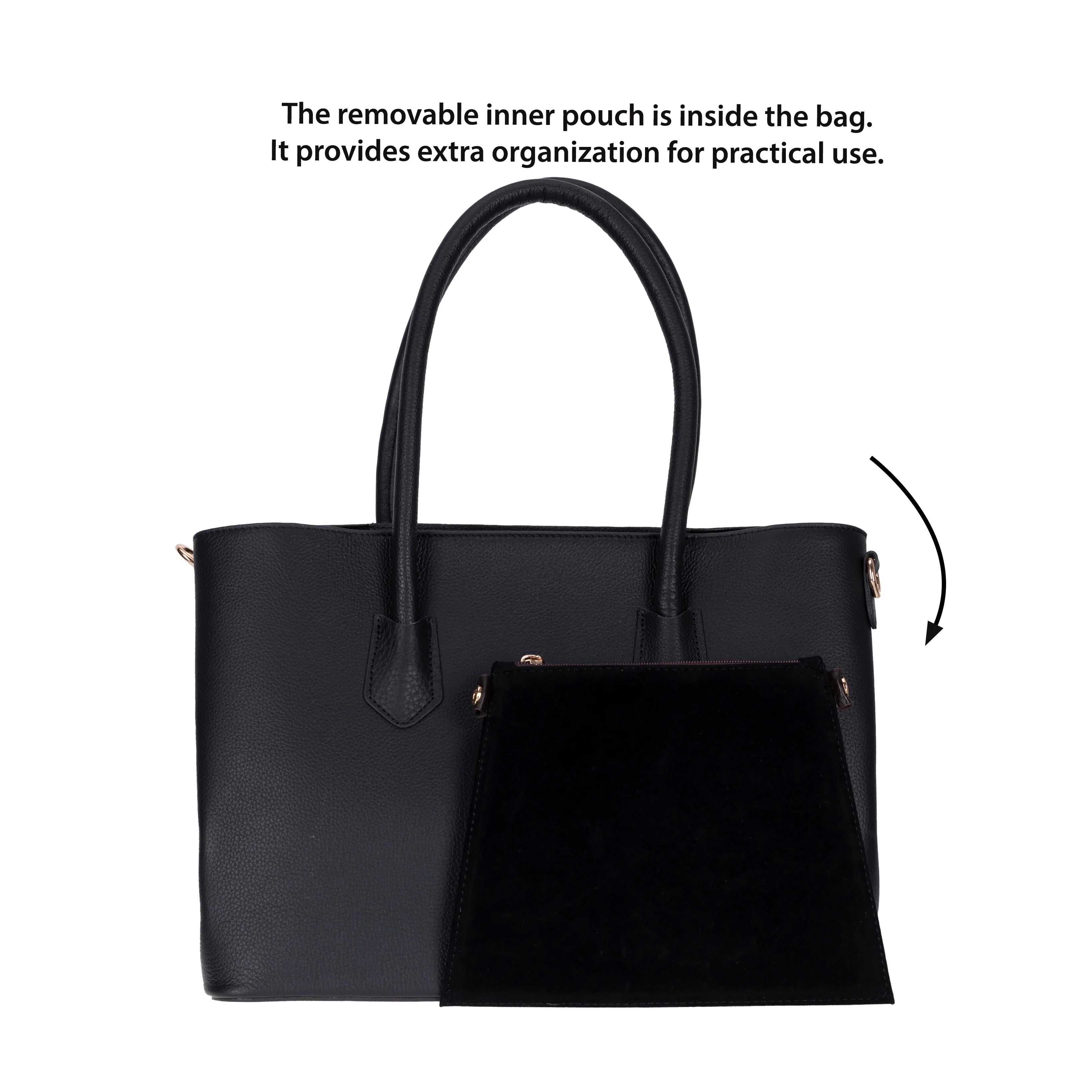 Carrera Novelya Women’s Leather Bag – Full-Grain Calf Leather Top Handle Bag for Elevated Everyday Carry | Minimal &amp; Handcrafted