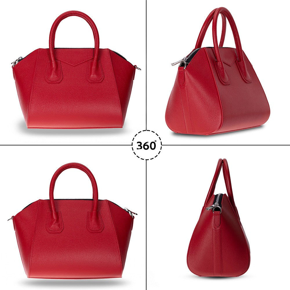 Lorenza Medium Women’s Leather Bag – Genuine Leather Handbag for Everyday Elegance | Minimal &amp; Handcrafted