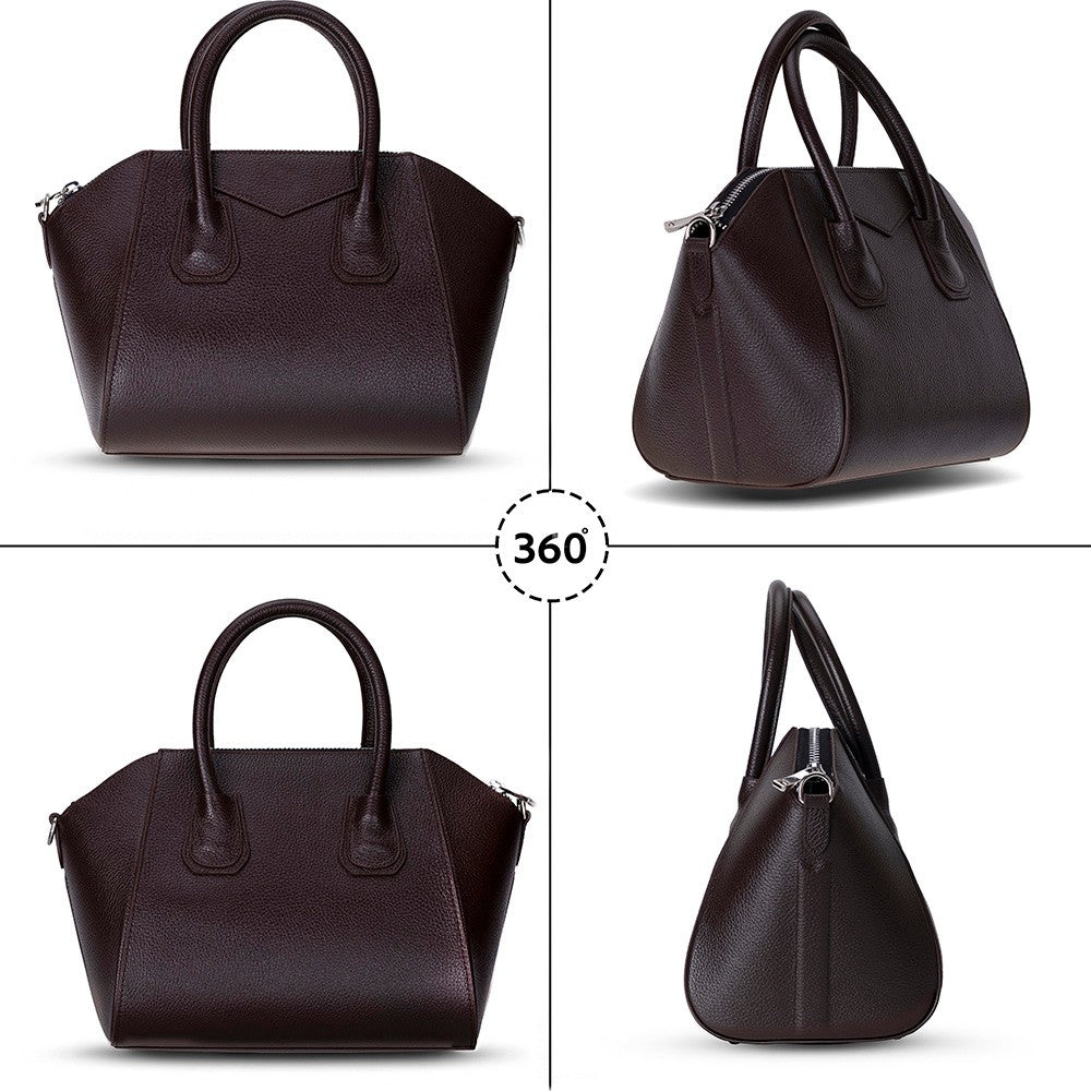 Lorenza Medium Women’s Leather Bag – Genuine Leather Handbag for Everyday Elegance | Minimal &amp; Handcrafted