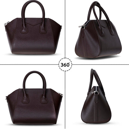 Lorenza Medium Women’s Leather Bag – Genuine Leather Handbag for Everyday Elegance | Minimal &amp; Handcrafted