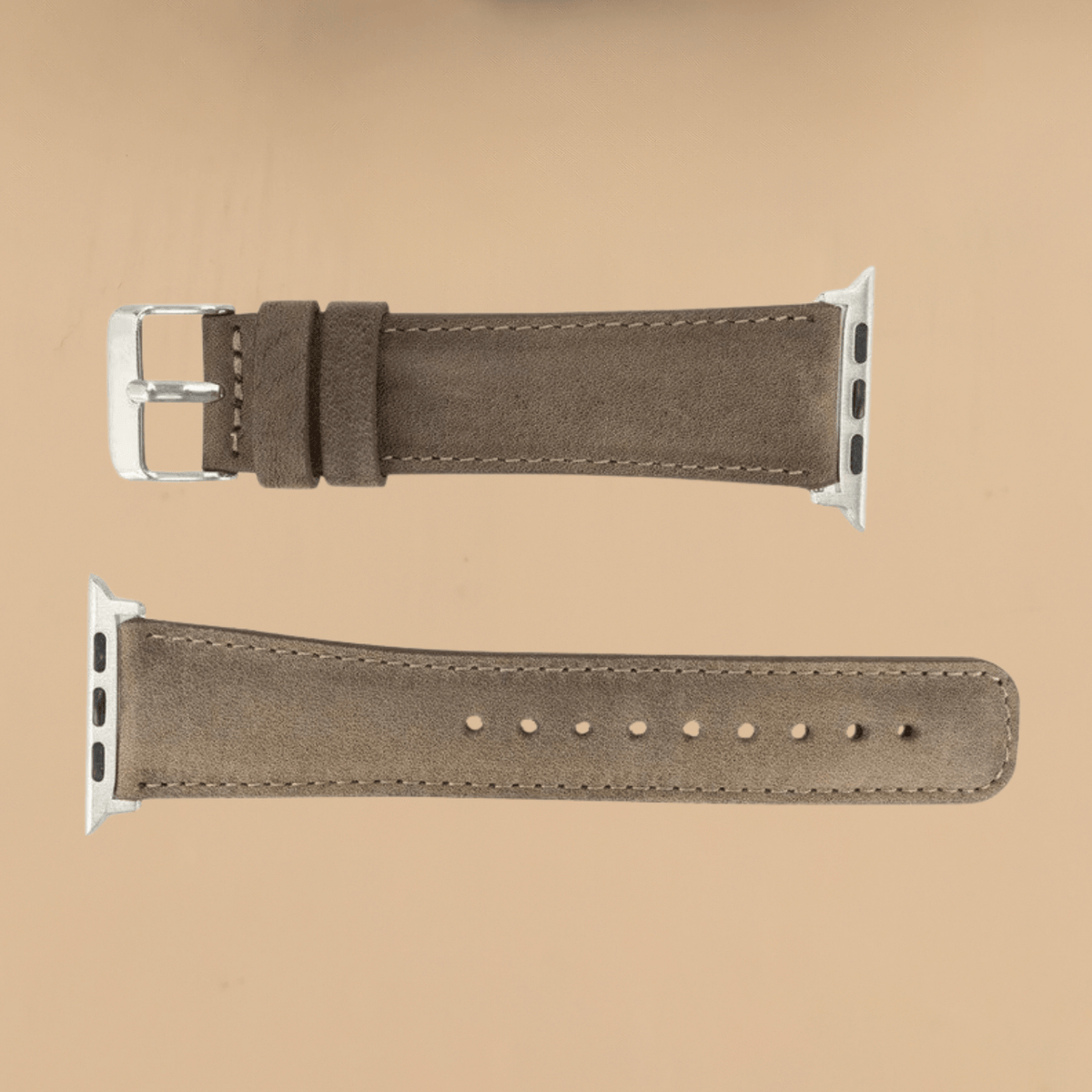 Apple Watch Brown Leather Strap - Boston