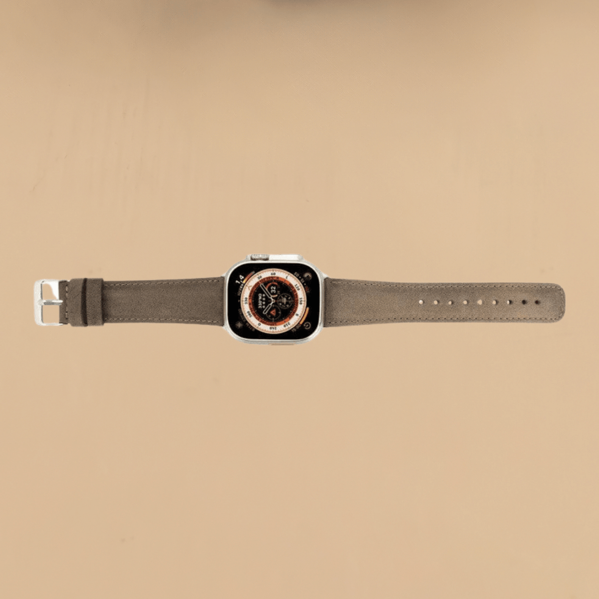 Apple Watch Brown Leather Strap - Boston