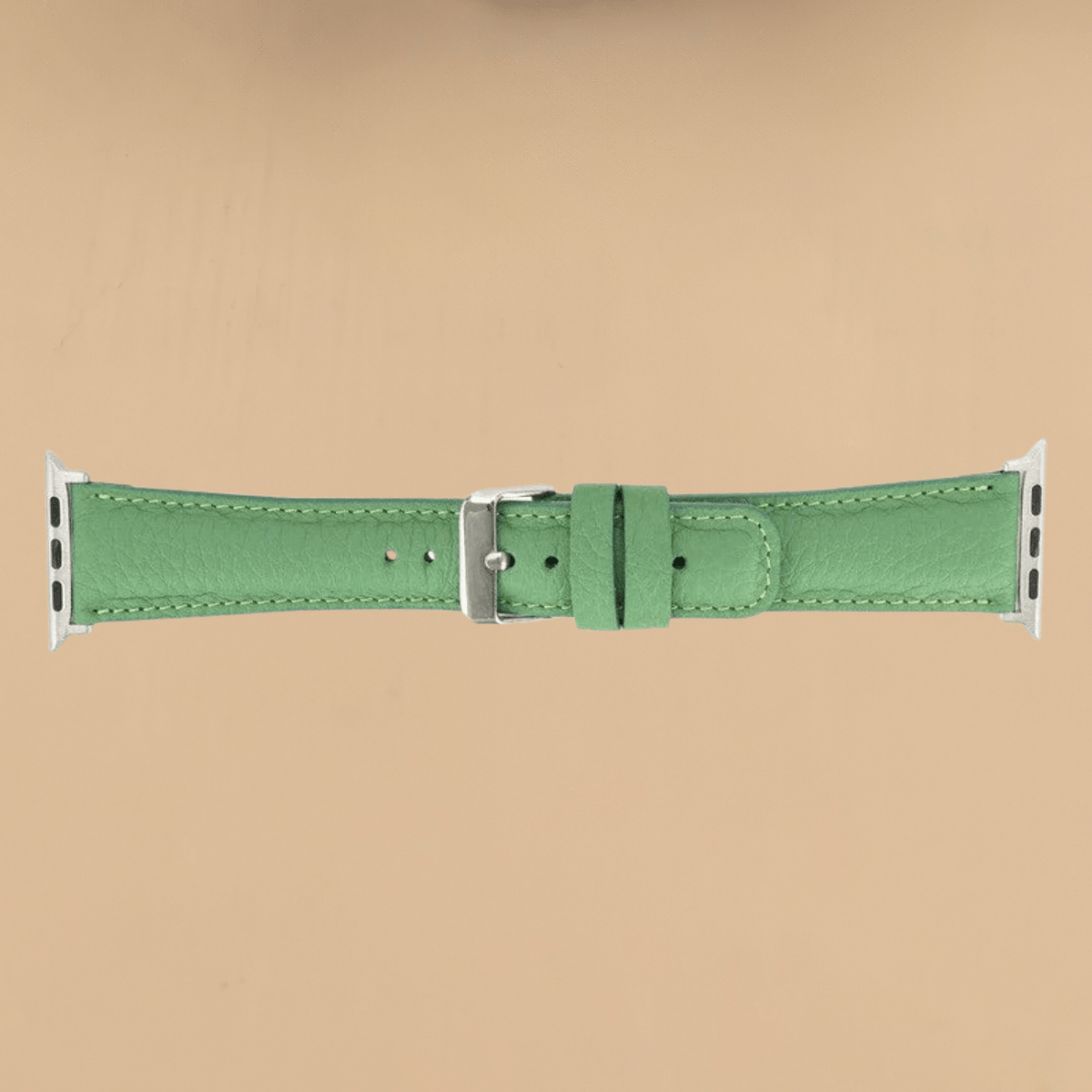 Apple Watch Green Leather Strap - Boston