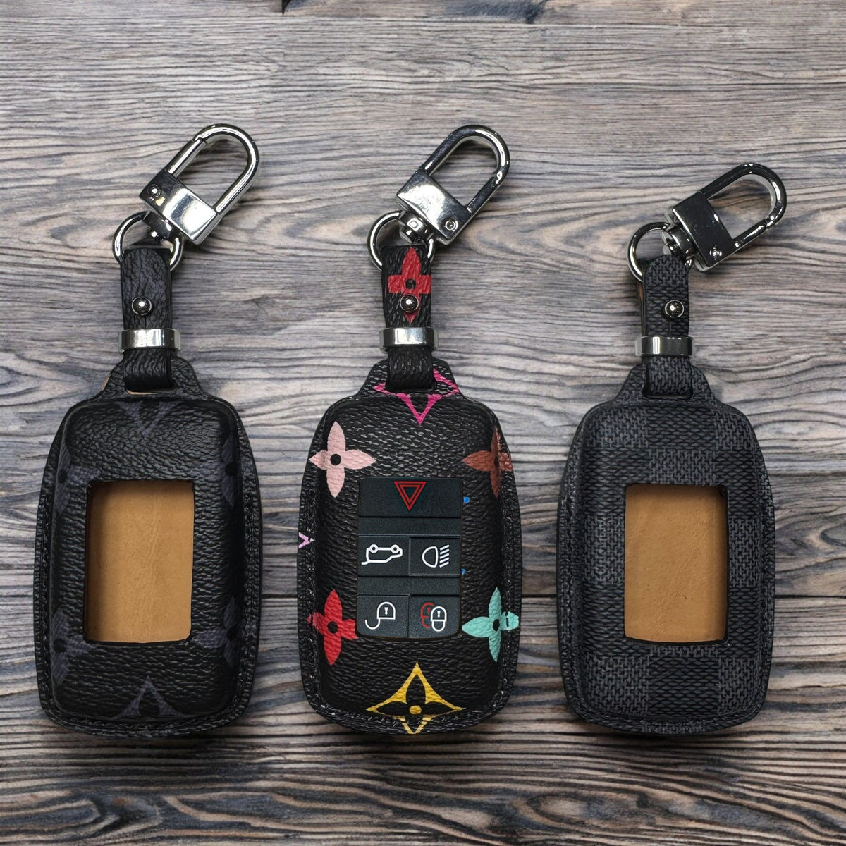 Upcycled LV Key Fob Case for Land Rover – Handmade &amp; Unique