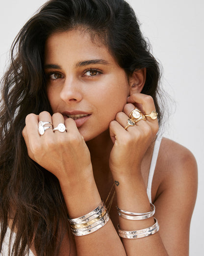 Sea Seeker Hinged Bracelet