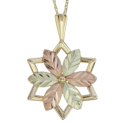 Hexagonal - Black Hills Gold Pendant