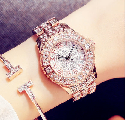 Full crystal ladies quartz watch