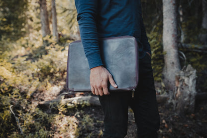 Buffalo Leather MacBook Portfolio