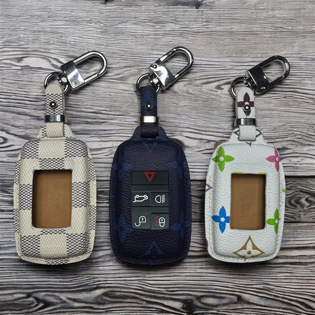 Upcycled LV Key Fob Case for Land Rover – Handmade &amp; Unique