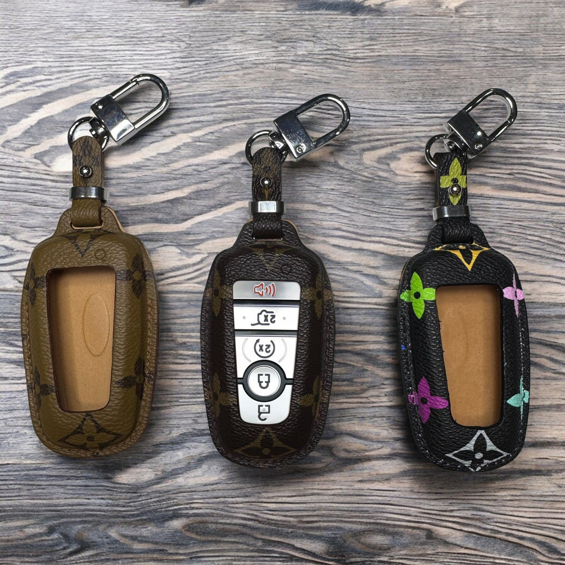Upcycled LV Key Fob Case for Ford – Handmade &amp; One of a Kind