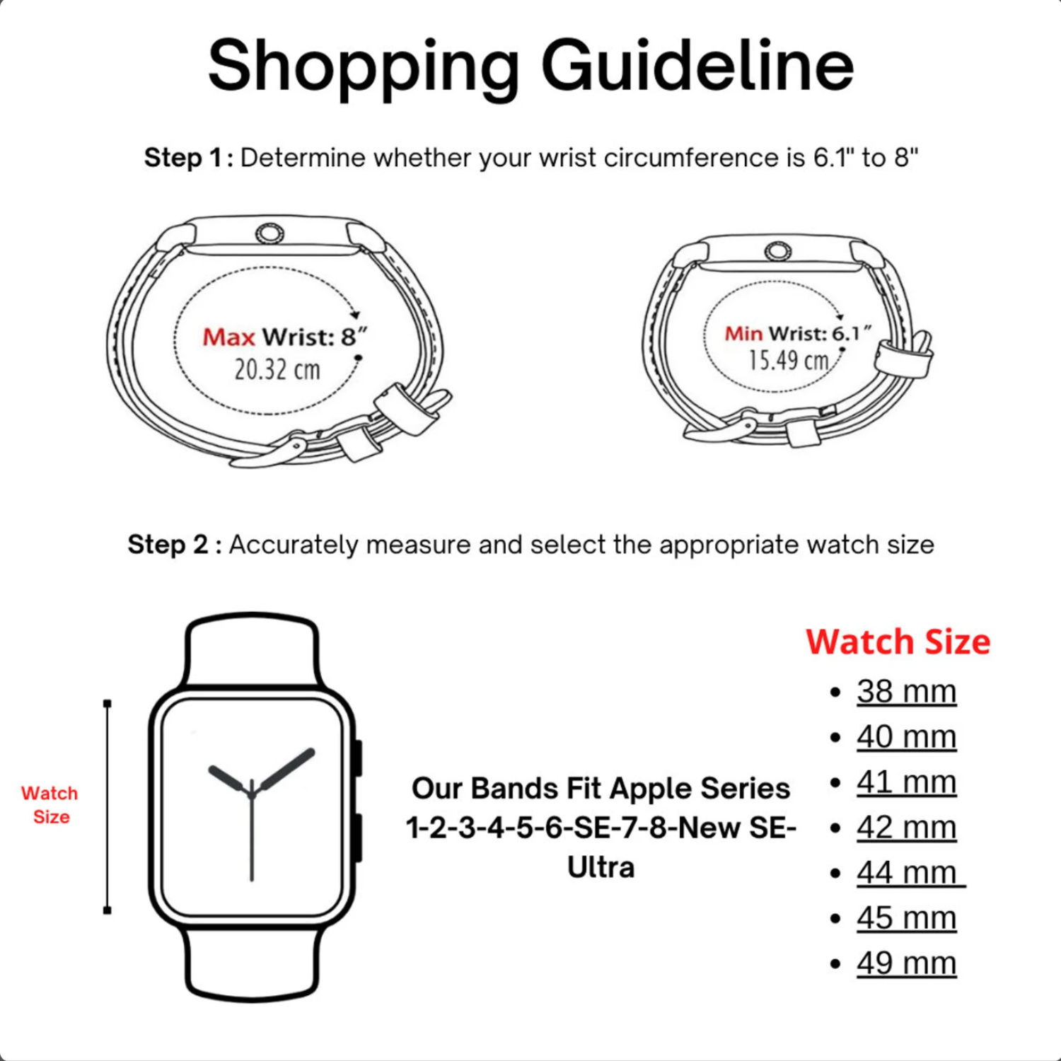 Apple Watch Deep Purple Leather Strap - Detroit